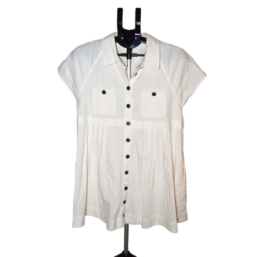 Free People Womens Off White Dress with Pockets Size Small